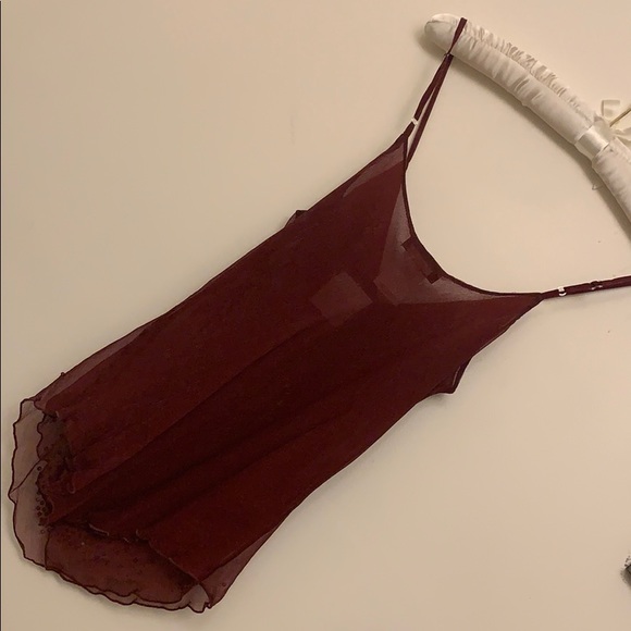 NWT Vintage Bebe bias cut beaded camisole. - Picture 5 of 5